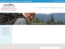 Tablet Screenshot of aoaortho.com